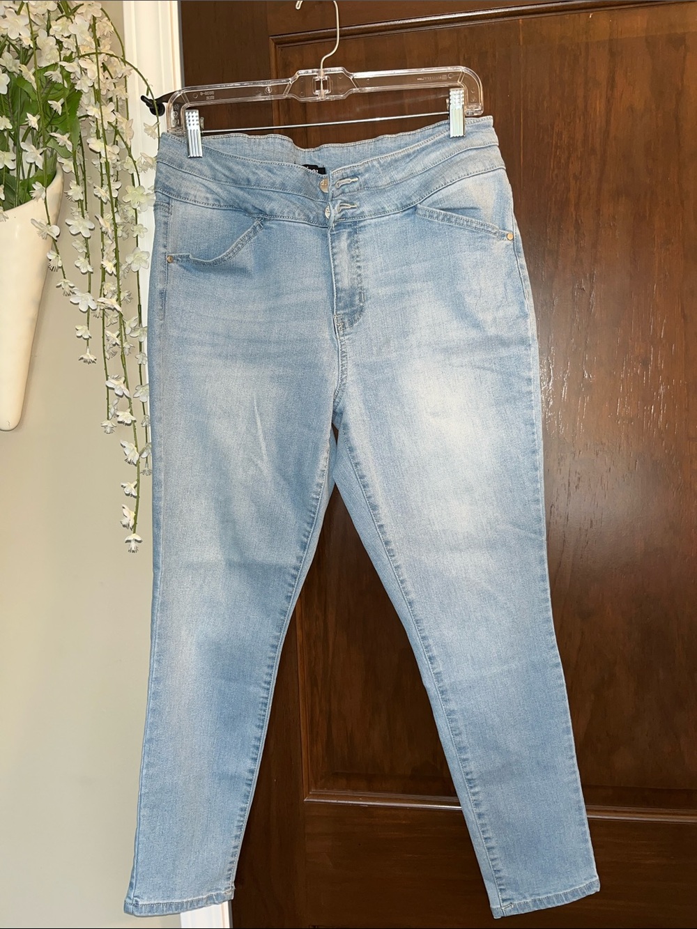 d. jeans Light Wash Skinny High-Rise Jeans